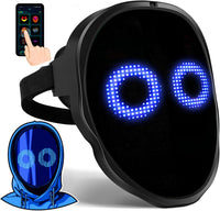 Gootus LED Halloween Mask with Gesture Sensing & Customizable – Fun for Kids & Family