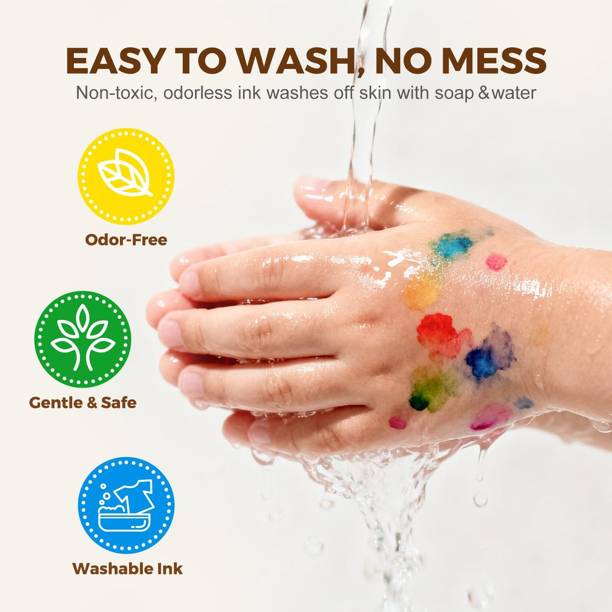 Jar Melo Washable Dot Markers for Kids, Large 60ML - 12 Colors - image 4