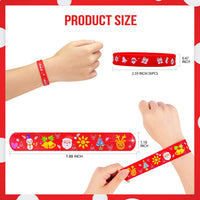 MGparty Halloween party favors, 72 slap bracelets and rubber wristbands with spooky designs - view 8