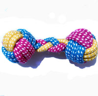 Dog Toys Puppy Teething Chew Toys 3 PCS - Colorful dumbbells