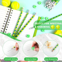 Tinlade 72 Pcs Sports Pencils and Erasers for Boys, Party Favors – Fun for Kids & Family - Tennis - image 3