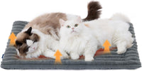 Bedsure ComfyFleece Self Warming Cat Bed Mat - Formal Grey / 30.0"L x 20.0"W