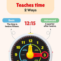 BEST LEARNING Learning Clock, Talking Teaching Clock for Kids - image 2