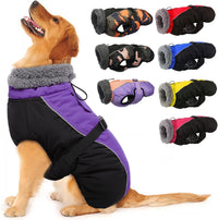 IECOii Extra Warm Reflective Dog Coat - X-Large(Chest:24.4-29.9 in) / Purple