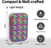 Fidget Toys Adults Magnetic Desk Toy Metal Fidgets Slider - Multicolor - image 2