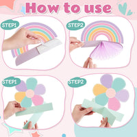 10 Pcs Candy Party Decorations Candyland Table Decor Welcome - Rainbow - image 4
