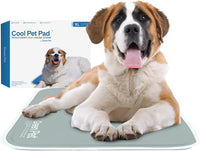The Green Pet Shop Cool Pet Pad, Self-Cooling - X-Large / Sage Grey