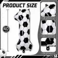 40'' Purple K-pop Number 5 Balloon for Girl 5th Birthday Party - Soccer / Number 10 - XXL - image 2