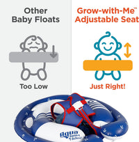 SwimSchool Freestyle Swimmer Baby Pool Float with Multi-Position - Freestyle Swimmer Baby Float - image 4