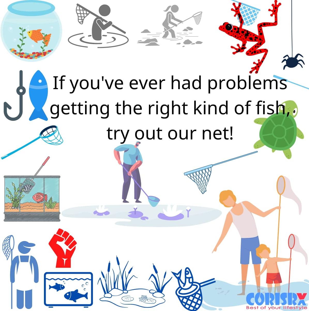 Aquarium Betta Fish Net Protect Delicate Fin - image 4