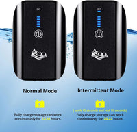 AQQA Aquarium Air Pump Battery Powered USB Rechargeable Aerator - 5W(0-160gallon) - image 4