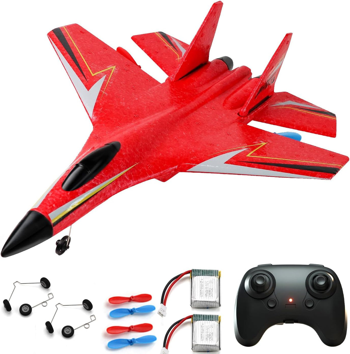Crohorizon foam RC airplane for beginners with six-axis gyro and lights - view 5
