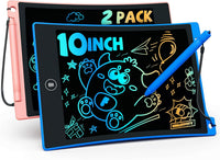 TEKFUN 2 Pack LCD Writing Tablet with Stylus - Blue+pink+2pack / 10 inch