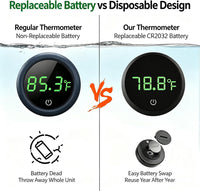 Replaceable Battery Digital Aquarium Thermometer – Essentials for Fish - image 2