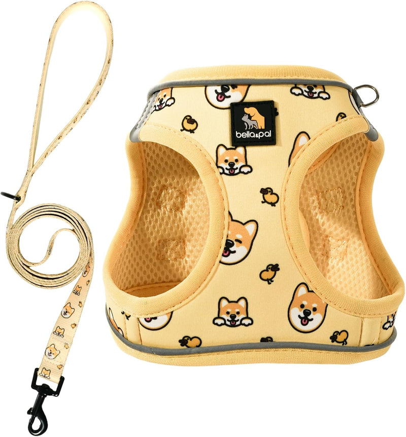 Step in Puppy Harness and Leash Set – Essentials for Dogs - L / Genki Shiba