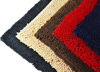 My Doggy Place Microfiber Dog Mat for Muddy Paws, 36" x 26" Red - Absorbent and Quick-Drying Dog Paw Cleaning Mat, Washer and Dryer Safe - Non-Slip Rubber Backed Dog Floor Mat, Large