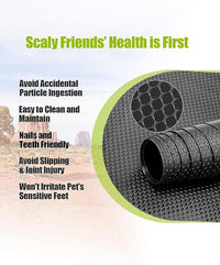 Bearded Dragon Tank Accessories, Reptile Substrate Floor for Bearded Dragon Enclosure 4x2x2, Leopard Gecko Tank Liner Mat for 120 Gallon Reptile Tank