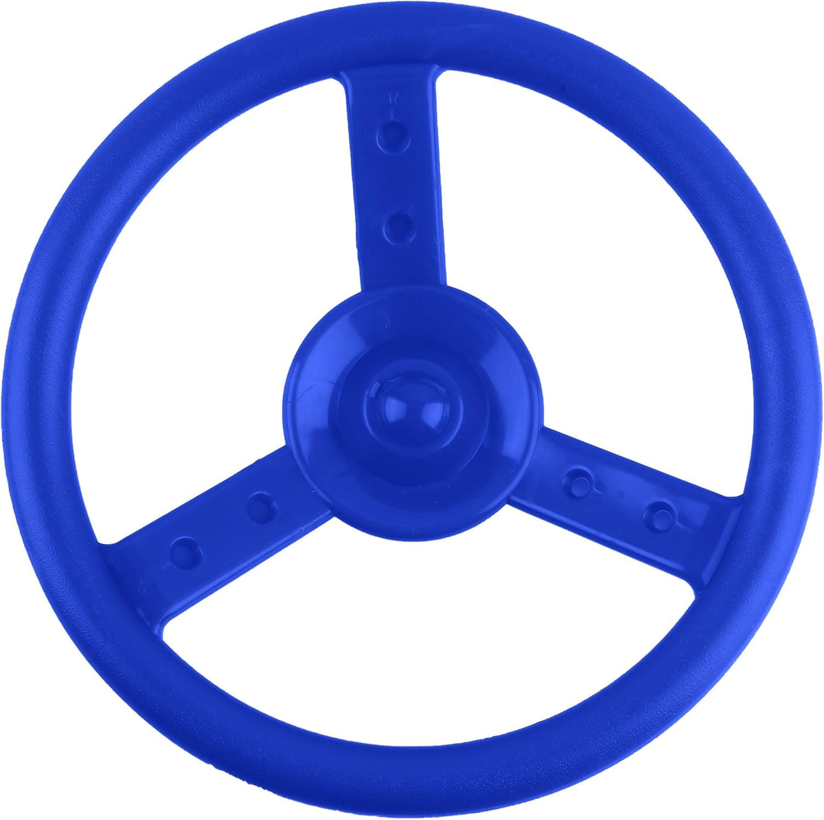Haconba 10 inch blue plastic playground steering wheel with mounting hardware