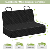 SUV Cargo Liner for Dogs, Waterproof Pet Trunk Cover for SUVs – Essentials for Dogs - Full Bench - image 3