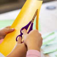 Ashton and Wright purple double hole training scissors for kids, right handed - view 3