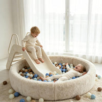 TRENDPLAY ball pit balls in star, heart and round shapes with pastel colors - view 9