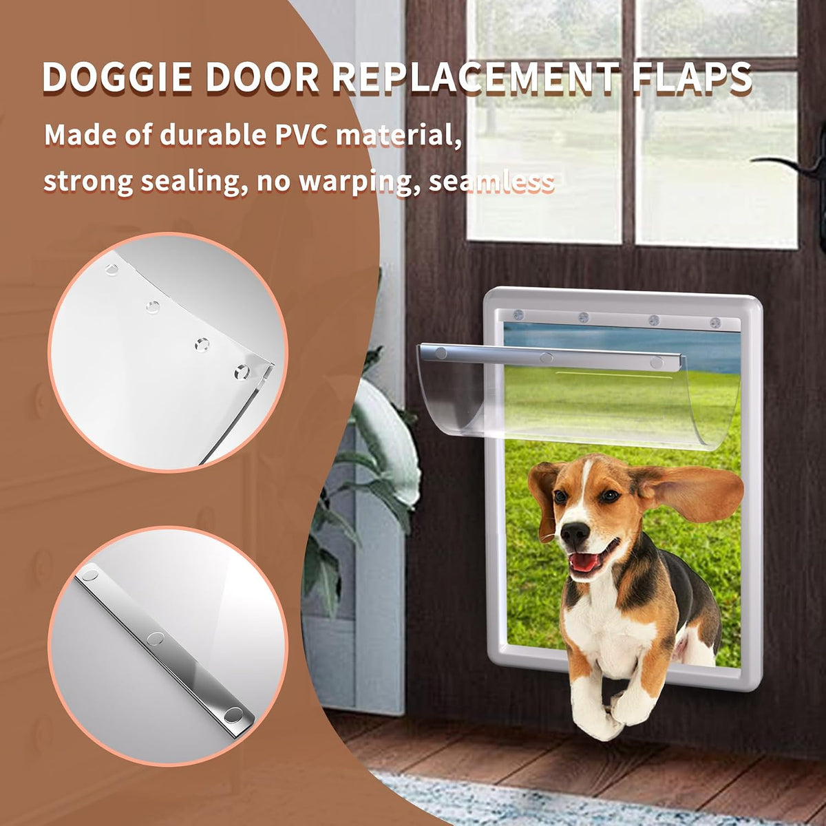 2-Pack Dog Door Replacement Flaps - image 4