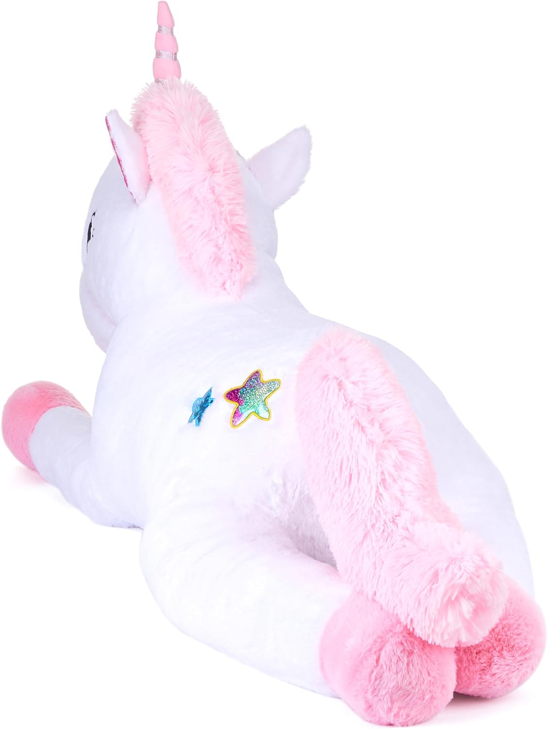 IKASA 43" Giant Unicorn Stuffed Animal, Super Soft - White - image 4