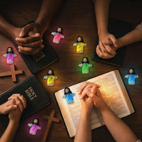 CroBlissful 50 little Jesus figurines that glow in the dark, five colors - view 36