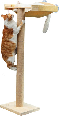Cat Scratching Post with Large Window Perch - standard