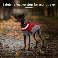 Dog Winter Jacket Cozy Reflective Waterproof Windproof Warm Pet - X-Small / Red - image 3