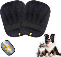 2PCS Pet Hair Removal Glove, Electrostatic Pet Hair Removal Gloves, Upgrade Efficient Grooming Gloves for Pet Hair, Clothing, Couch, Furniture, Carpet, Car Seat