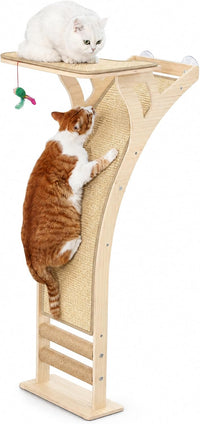 Cat Scratching Post with Large Window Perch - Medium