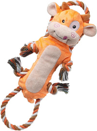 Dog Toy, Large Dog Squeaky Toys - Tug Cow - image 2