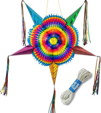 Mexican Piñata, Christmas Pinata - Rainbow Brights 32"