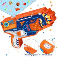 Sotiff dart theme toy gun piñata with blindfold, stick and confetti - view 19