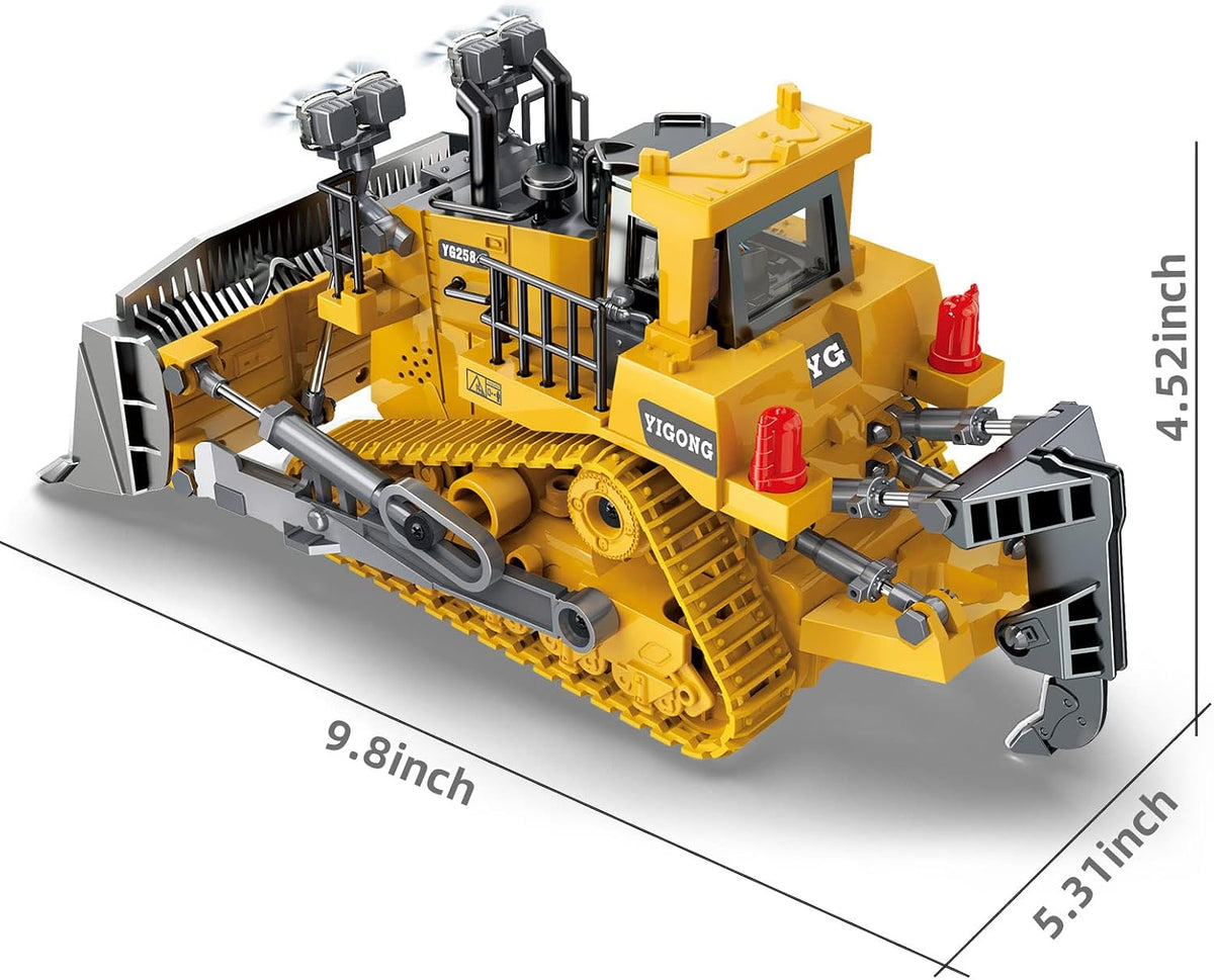 Dwi Dowellin Rc Bulldozer Toys for Boys - Bulldozer - image 2
