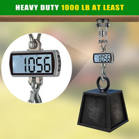 2Pack Heavy Duty Swing Hanger 180° Ceiling Swing Mount 2000 LBS - 360° Swivel Hanger - Detachable Hooks ( 2 Pack ) - image 3