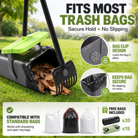 Pooper Scooper Swivel Bin & Rake Kit with 35 Bags - image 3