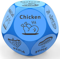 LLYZZ 12-sided food decision dice with engraved dinner options - view 3