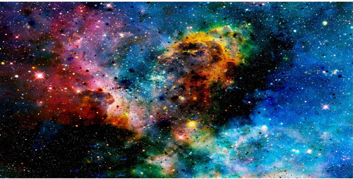 72x18 inches Galaxy Aquarium Background Stars Universe Fish Tank - 24x12in/60x30cm