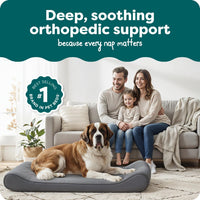 FurHaven Orthopedic Dog Bed for Large Dogs - Giant/XXXL / Gray - image 2