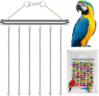 Extra Large Bird Toys for Macaws - SILVER