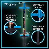 Flybar Jolt Pogo Stick for Kids - Retro Rocket Led - image 2