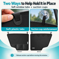 Durapower Dog Car Door Protector丨2 Pack Extra Big & Thick Anti Pet - 31.1"x25.2" / Curved - image 3