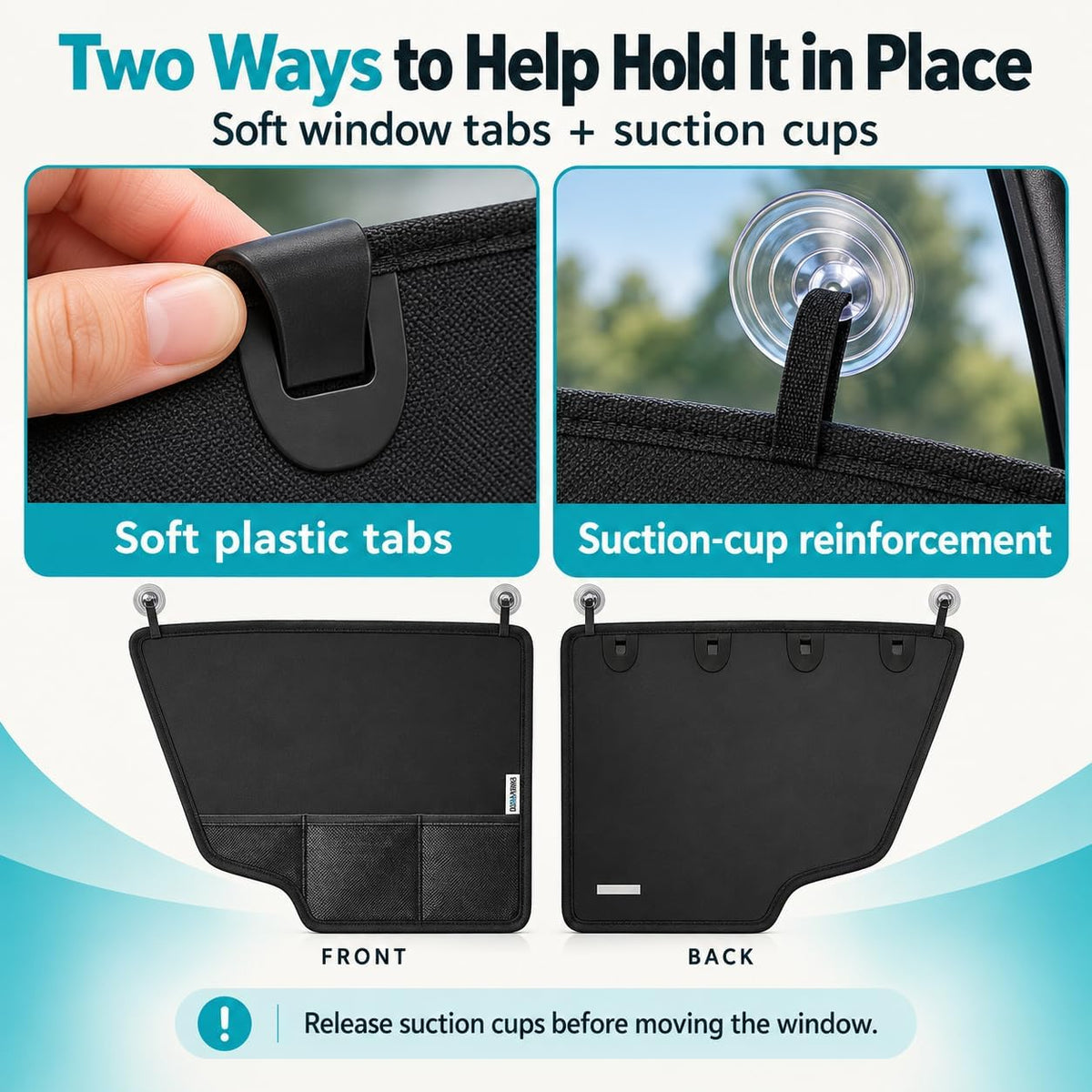 Durapower Dog Car Door Protector丨2 Pack Extra Big & Thick Anti Pet - 31.1"x25.2" / Curved - image 3