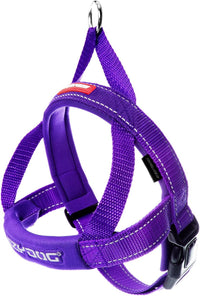 EzyDog Quick Fit Dog Harness, Soft Neoprene Padding - Large / Purple