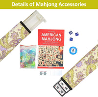 American Mahjong Game Set, 166 Quality White Tiles - Yellow - image 3