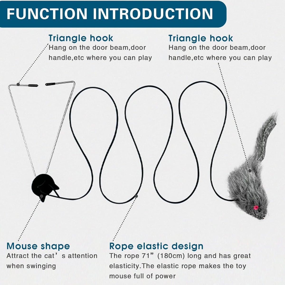 Kalimdor Interactive Cat Feather Toys - 1 pack - image 4