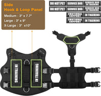 WINSEE Tactical Dog Harness with Dog Leash - X-Large / Black - image 2