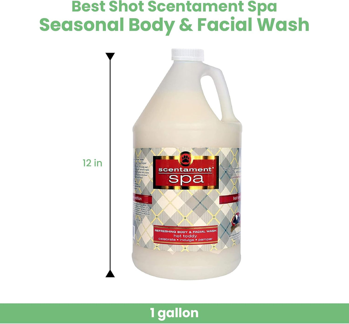 Best Shot Pet Scentament Spa Seasonal Facial & Body Wash - Hot Toddy / 128 Fl Oz - image 2